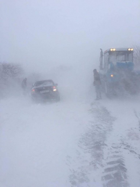 снегопады в украине