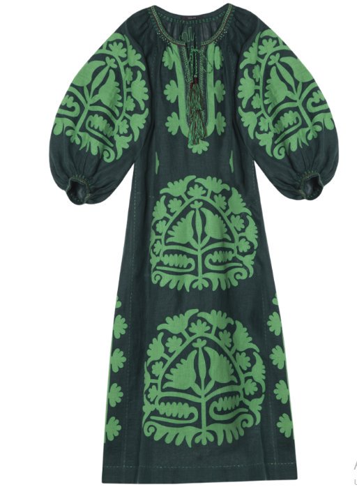 Вона прекрасна! Демі Мур блищить в сукні-вишиванці від українського дизайнера