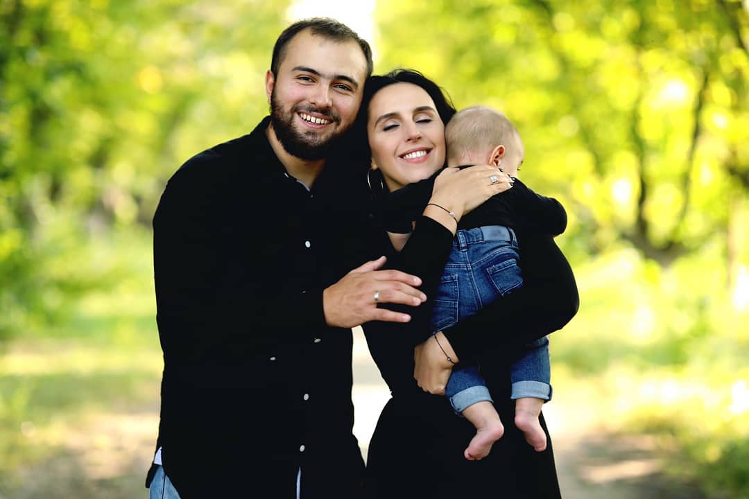 Джамала з чоловіком та сином