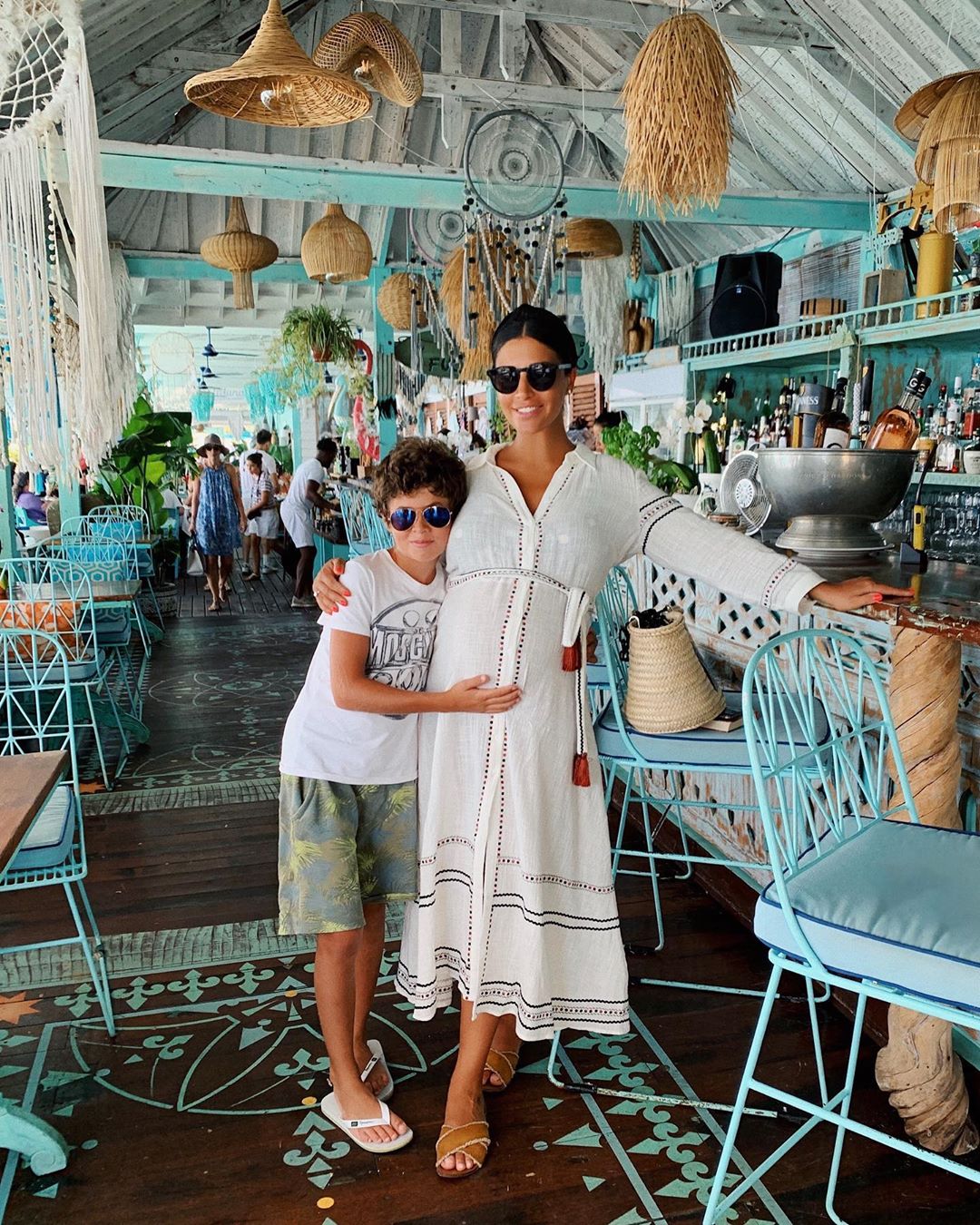 Санта Димопулос рассказала, как сын отреагировал на новость о ее беременности