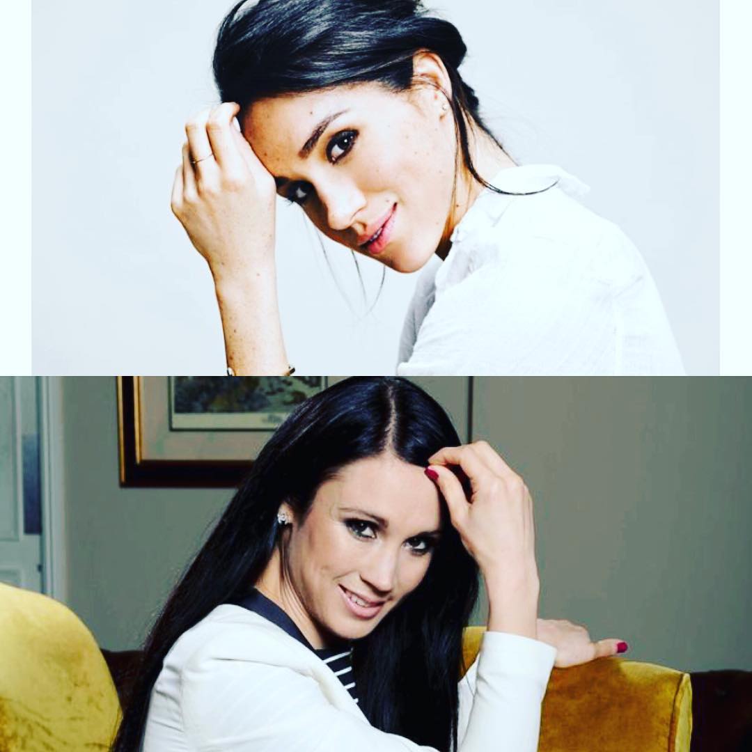 Зі своїм Гаррі і королевою: двійник Меган Маркл загрожує стати популярнішим за герцогиню (фото)