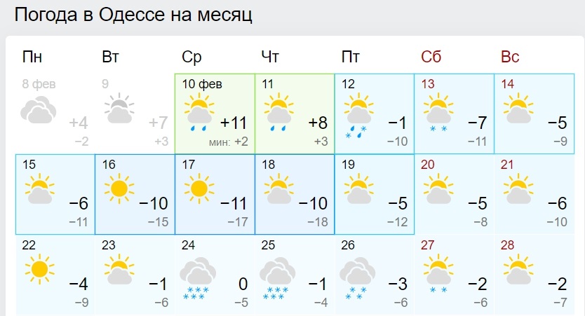 Лютые морозы до -28 и ни одного теплого дня: прогноз погоды до конца февраля