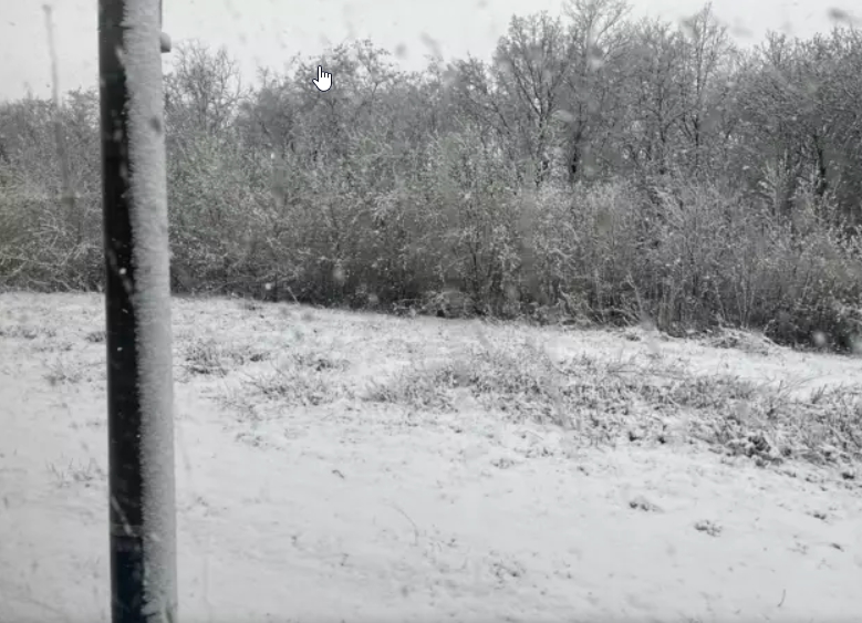 Украину засыпает снегом в конце апреля: фото и видео из разных уголков страны