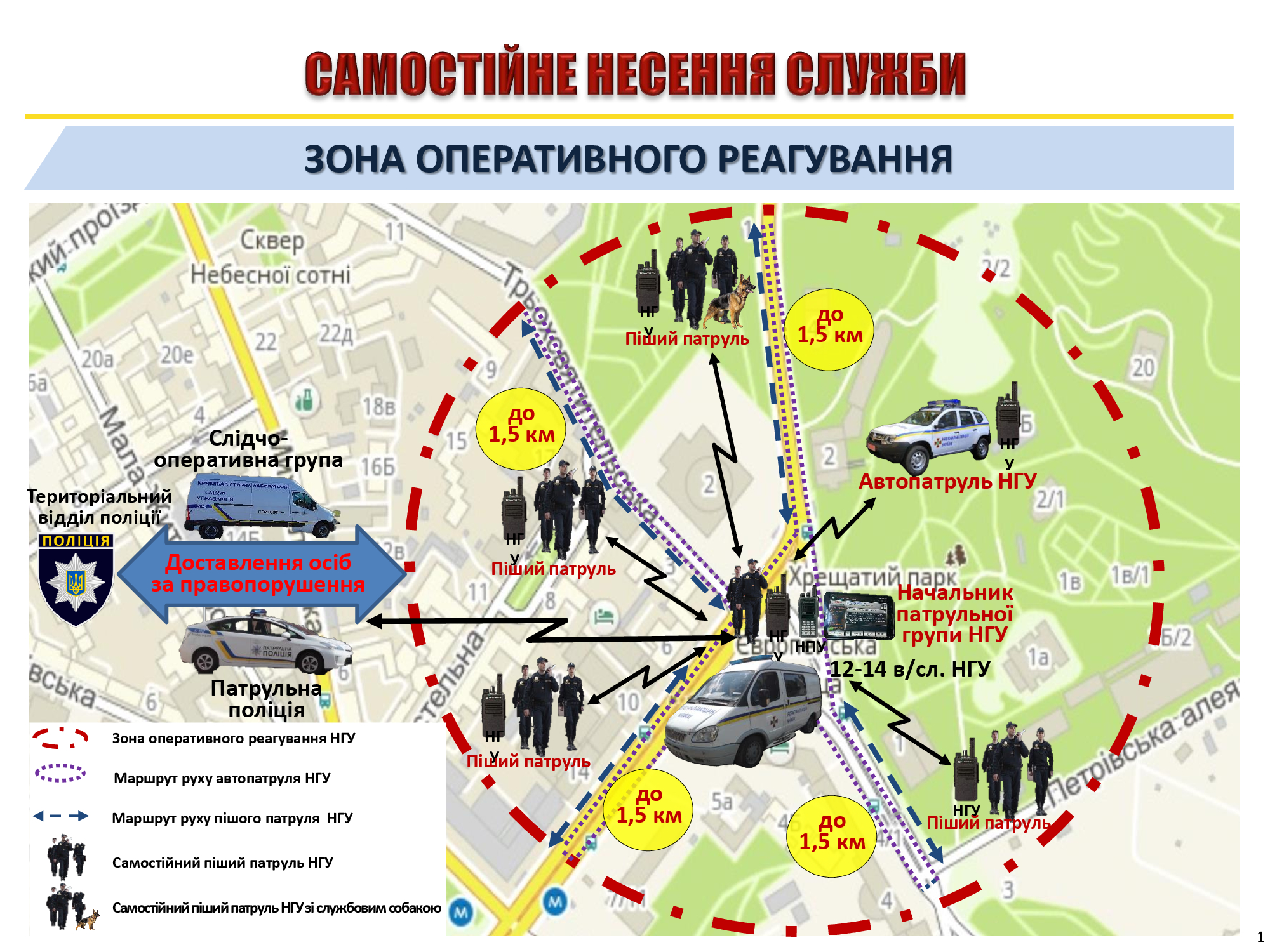 Піші підрозділи Нацгвардії патрулюватимуть українські міста