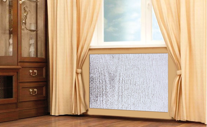 тепловідбивний матеріал за батарею