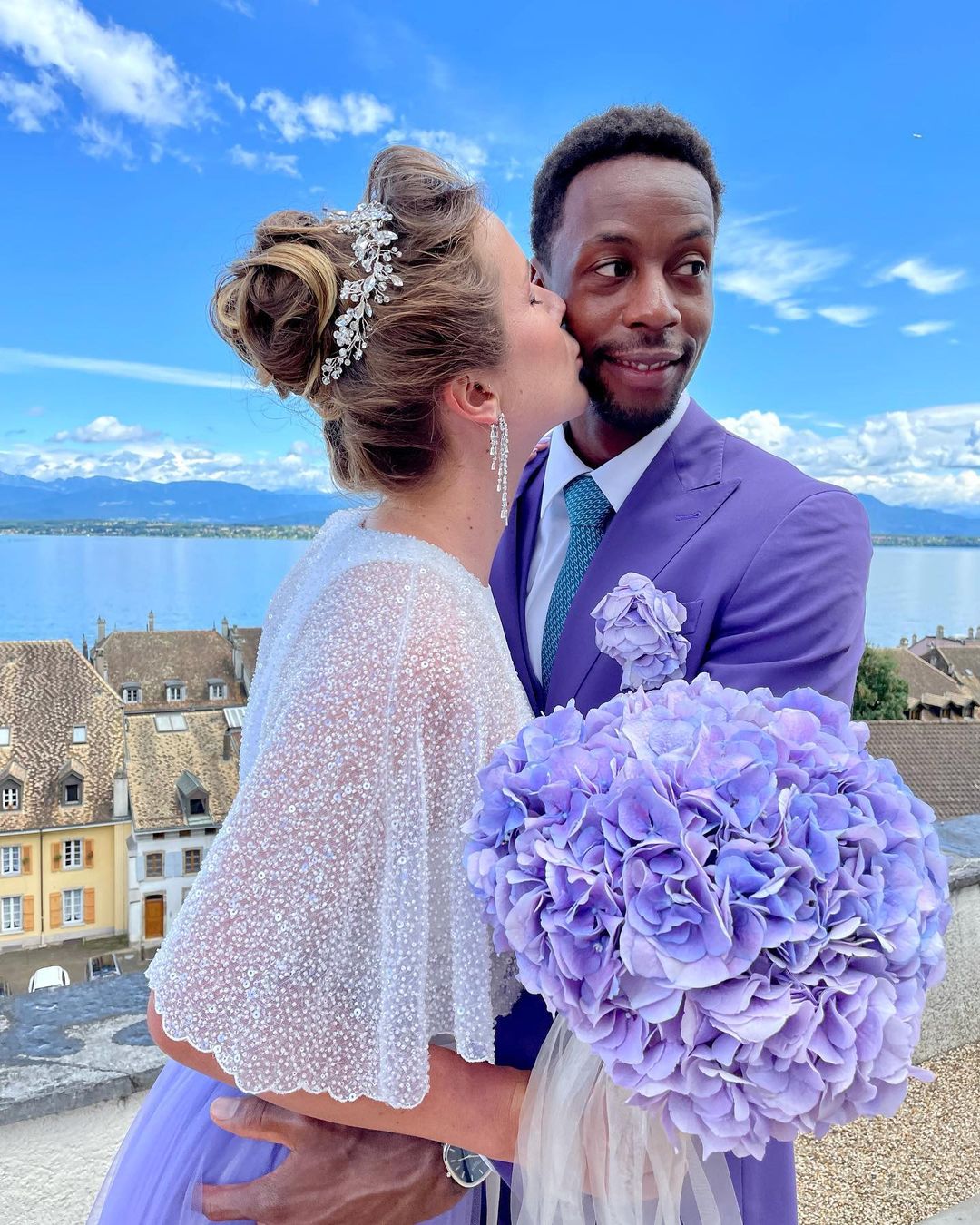 Світоліна вийшла заміж за французького тенісиста: фото з весілля