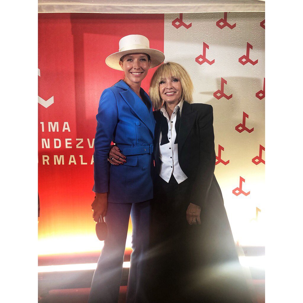 З Вайкуле і Меладзе: стильна Катя Осадча відвідала музичний фестиваль в Юрмалі