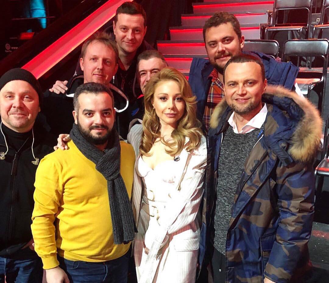 Тина Кароль  и команда Голос країни 9
