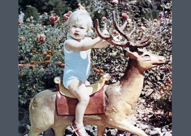 Вера Брежнева в детстве