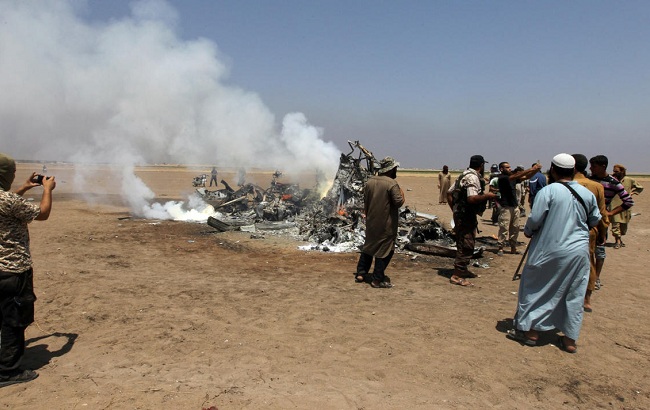 російський вертоліт збитий