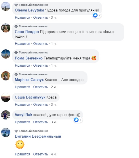 Снег в Карпатах восхитил сеть: живописное фото