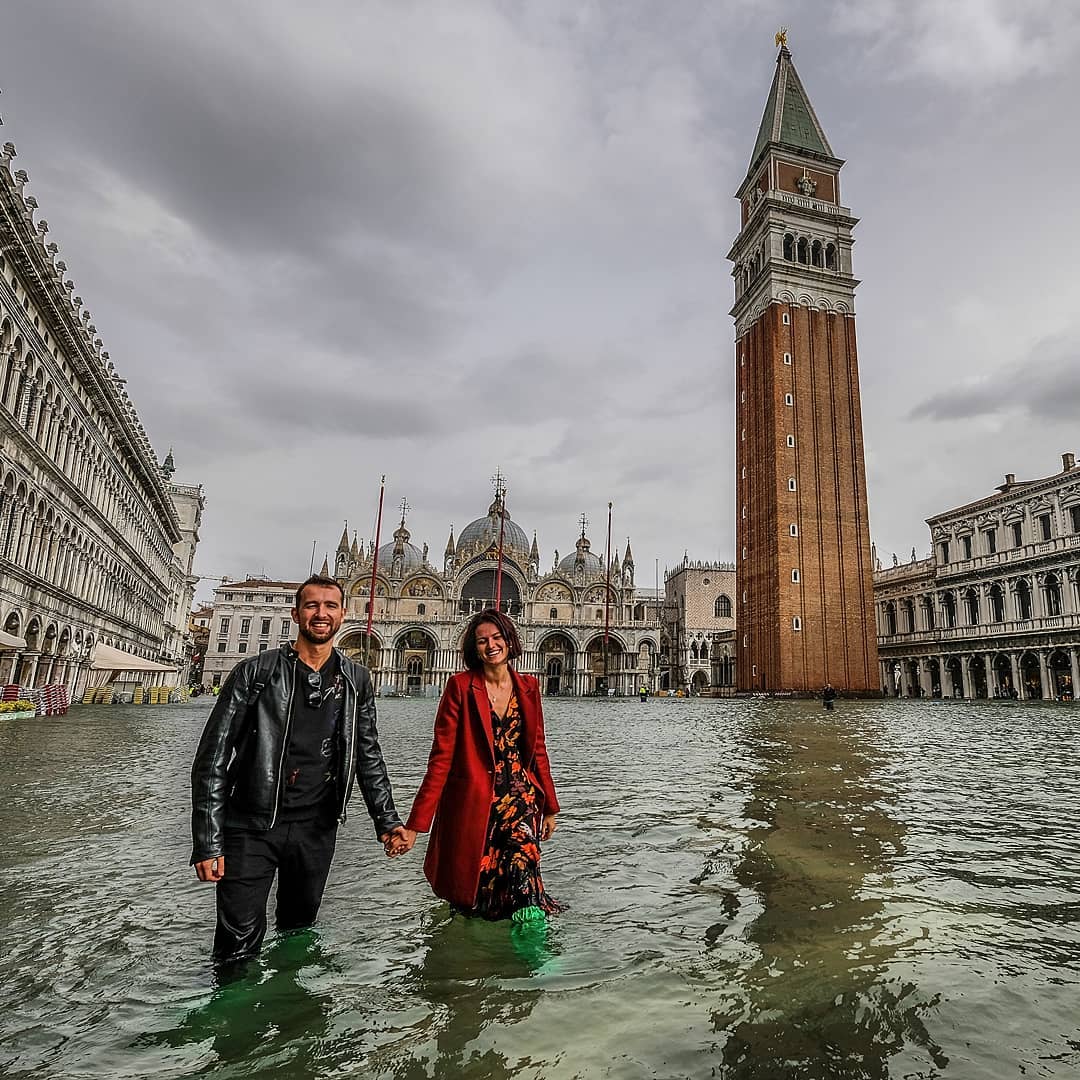 Венеция на 77% ушла под воду: впечатляющие фото и видео