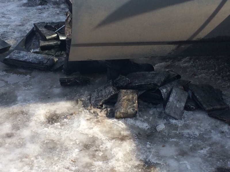 В Донецкой области задержали машину с 300 кг свинца