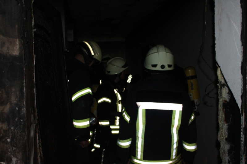 В Киеве горел бизнес-центр "Олимпийский"