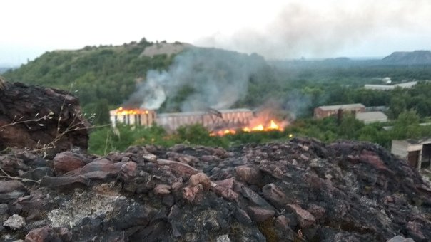 В Донецке горит шахта &quot;Куйбышевская&quot;