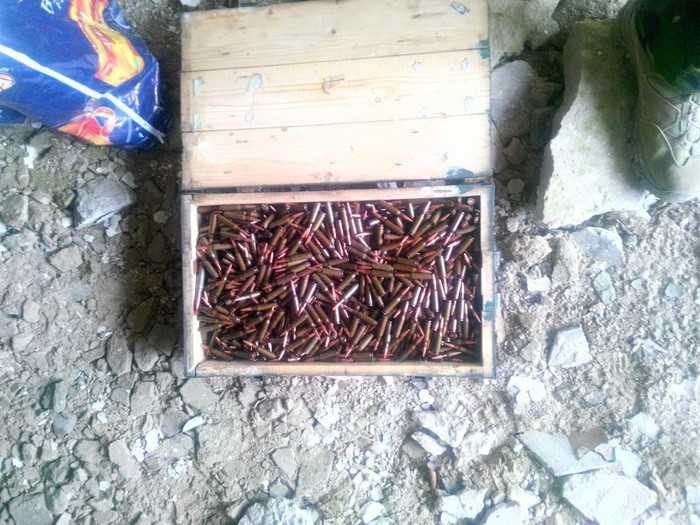 СБУ виявила дві схованки зі зброєю в зоні АТО