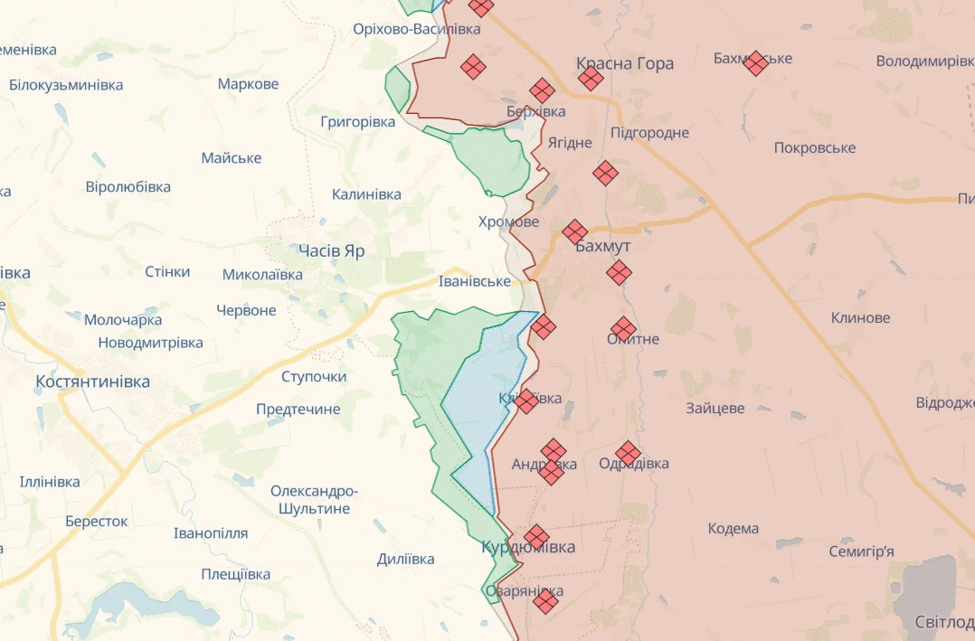 Де Росія йде на прорив та чи зірве це наступ ЗСУ на Бахмут: огляд фронту