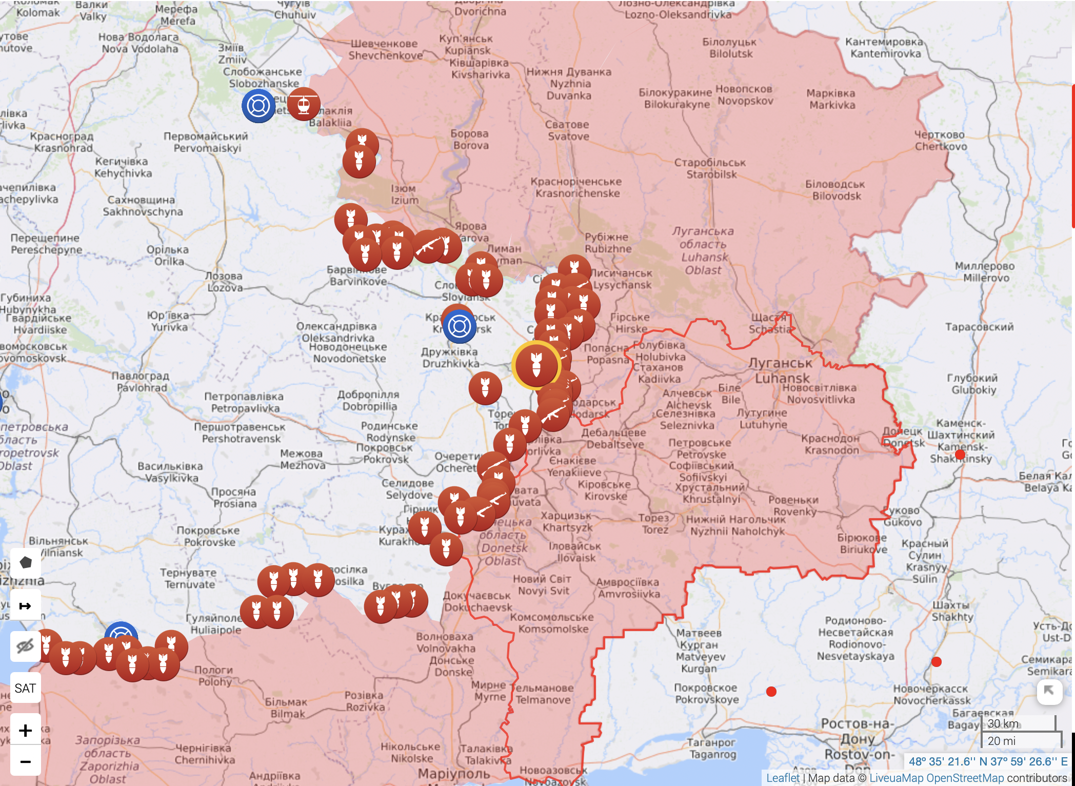 Карта войны в Украине на 7 августа: какая ситуация на фронтах