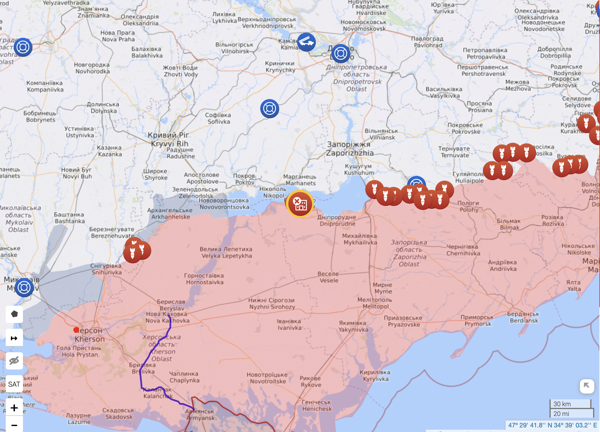 Карта війни в Україні на 7 серпня: яка ситуація на фронтах