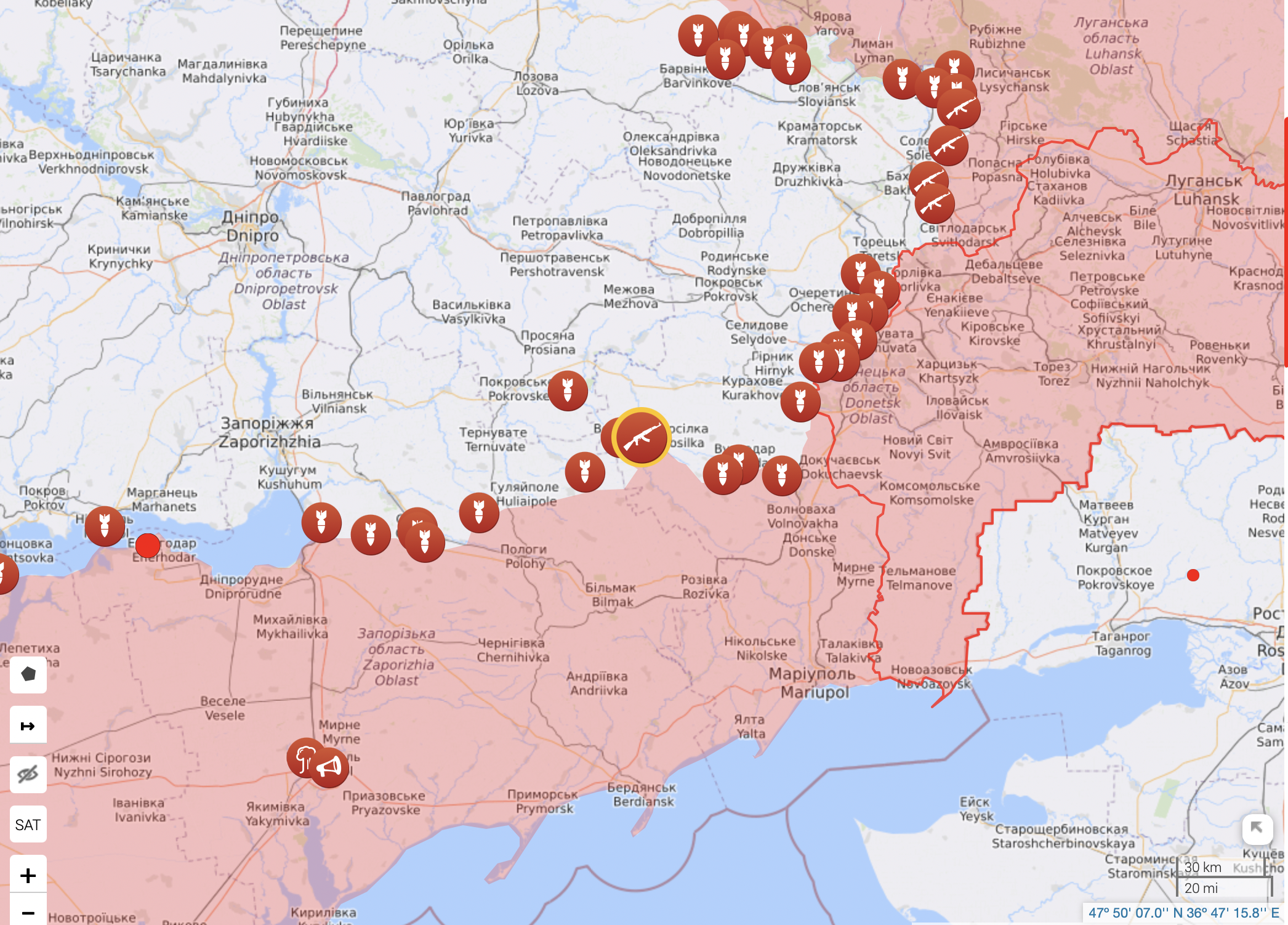 Карта війни в Україні на 9 серпня: що відбувається на фронтах