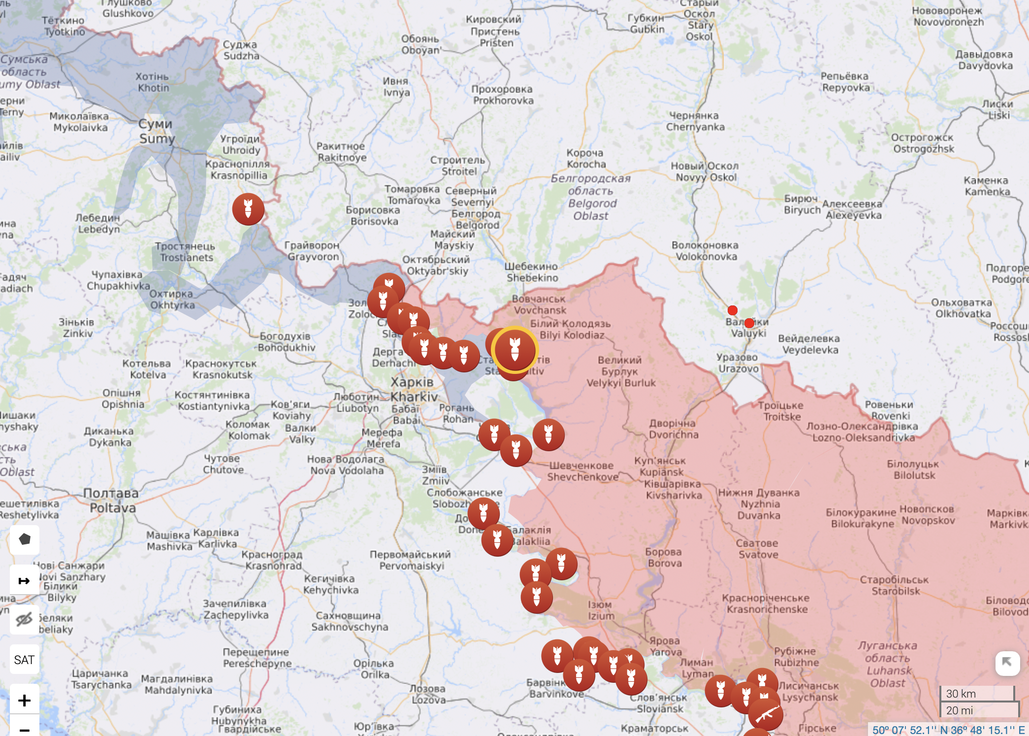 Карта війни в Україні на 9 серпня: що відбувається на фронтах