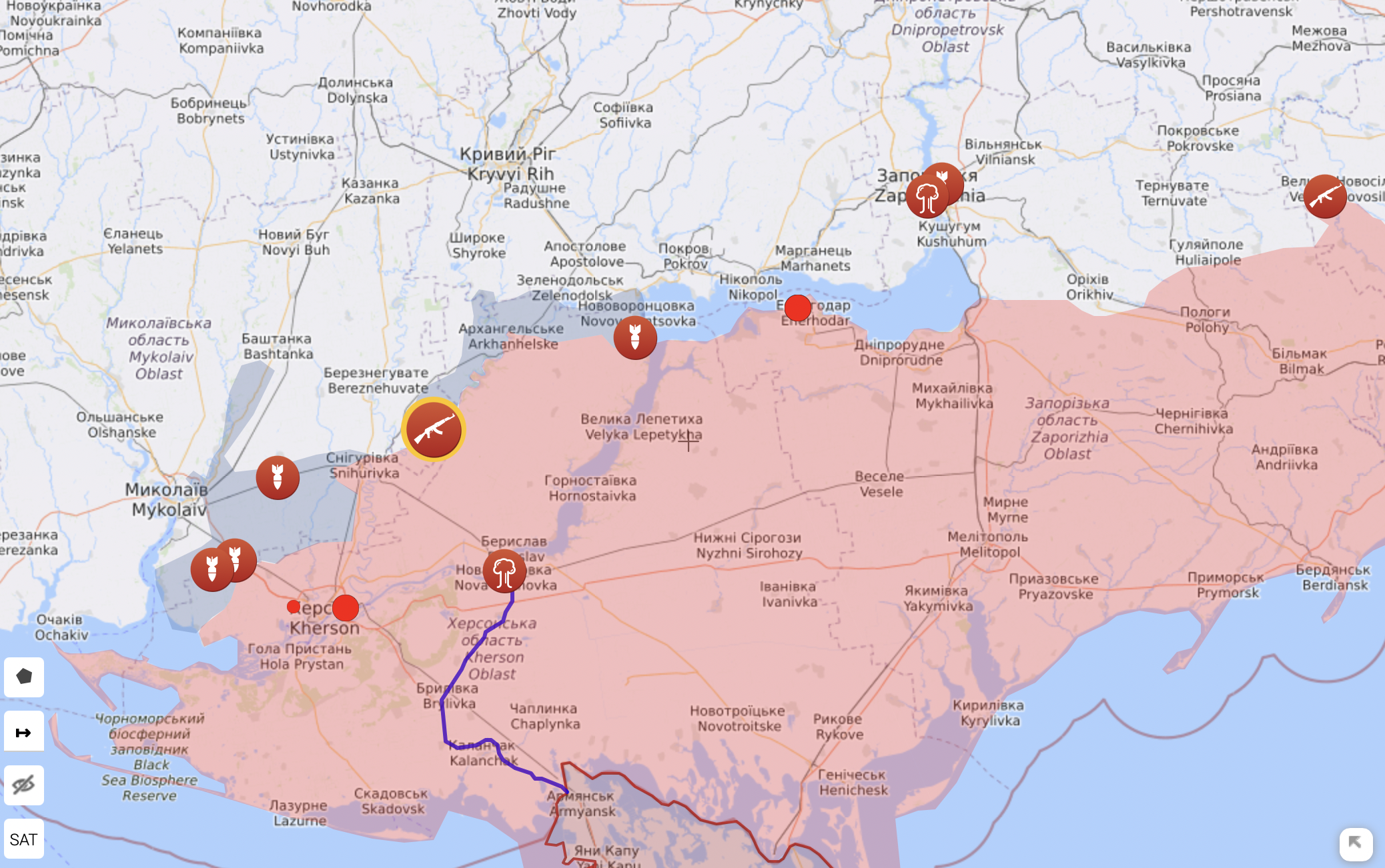 Карта війни в Україні на 13 серпня: що відбувається на фронтах