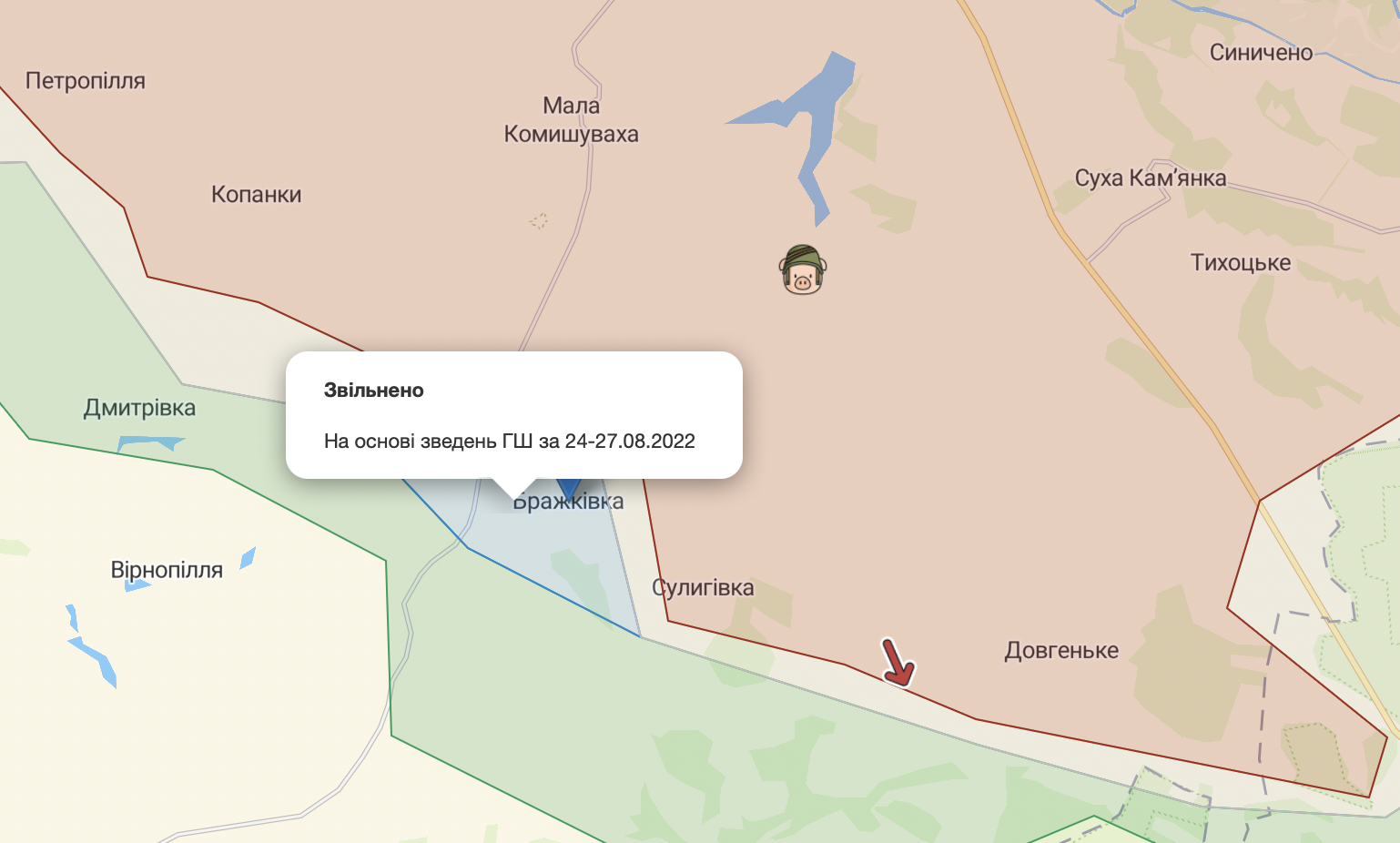 Карта війни в Україні на 28 серпня: де окупанти ведуть наступи