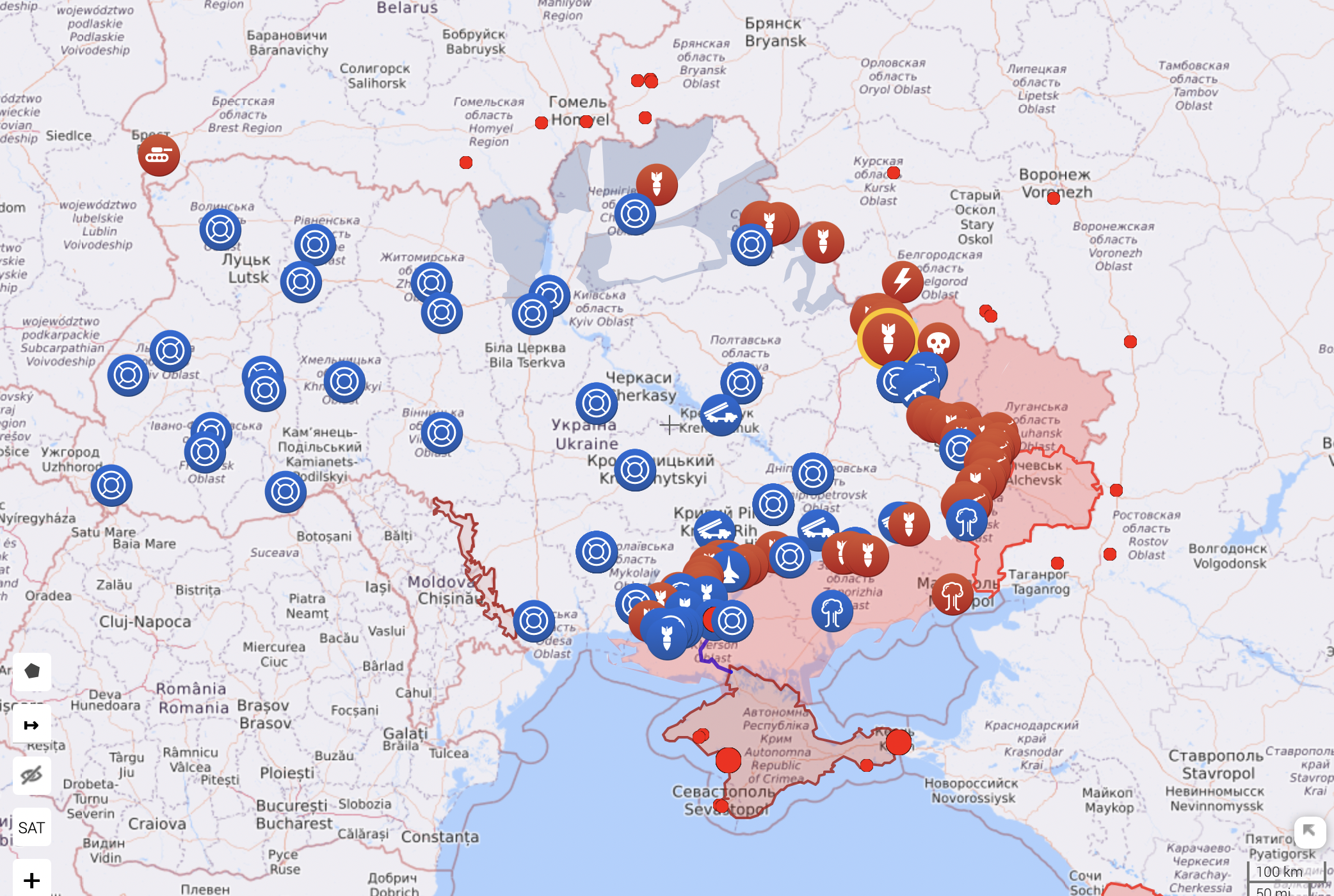 Карта війни в Україні на 8 вересня: ситуація на фронтах