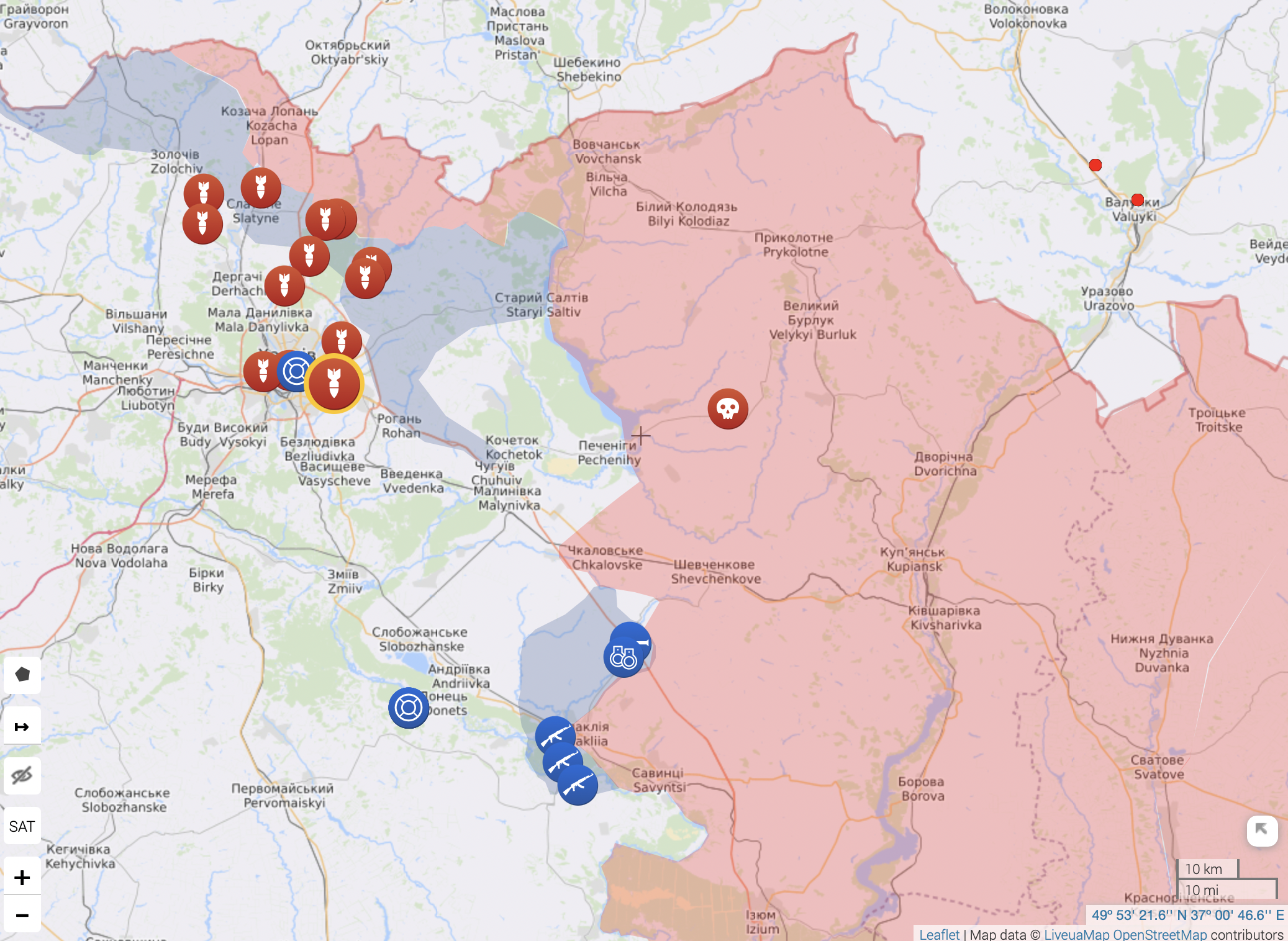 Карта войны в Украине на 8 сентября: какова ситуация на фронтах