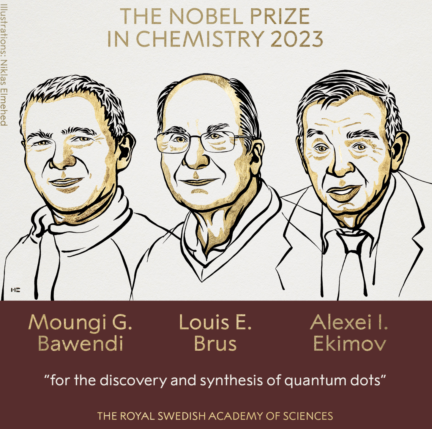 Оголошено лауреатів Нобелівської премії-2023 з хімії