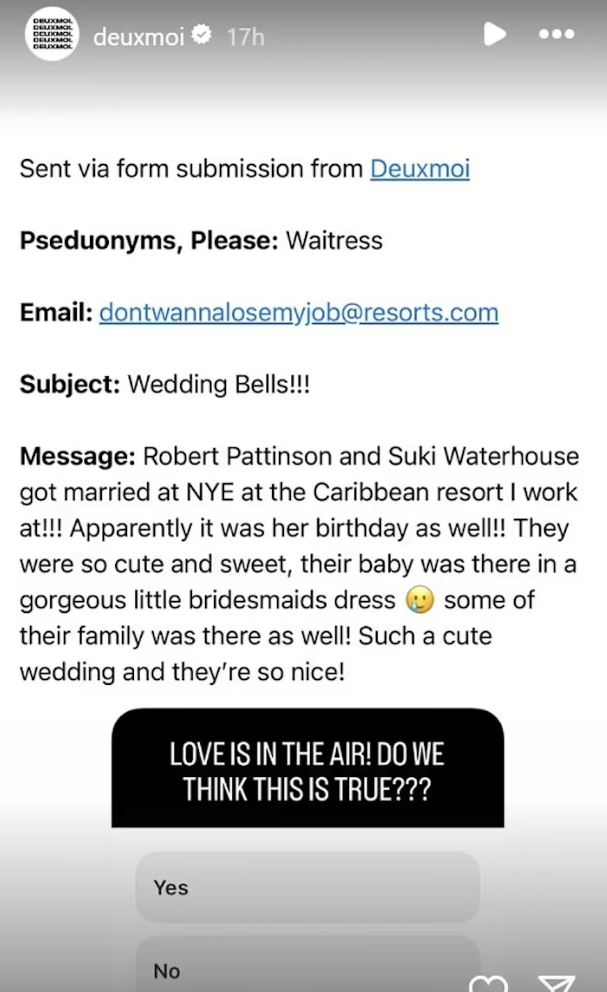 Роберт Паттінсон і Сьюкі Вотергаус таємно одружилися: що відомо