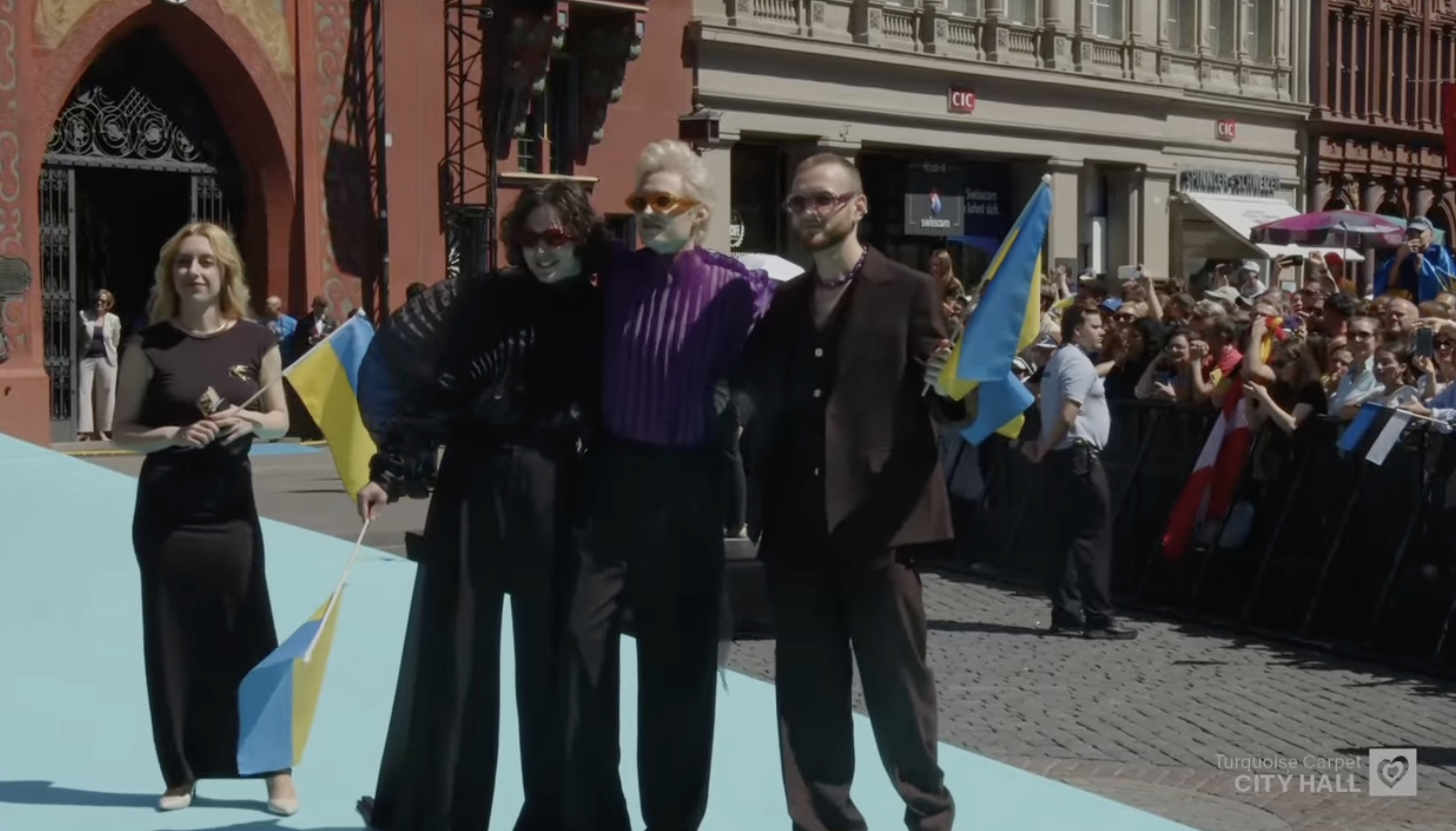 Ziferblat at Eurovision 2025 - Meaning behind their turquoise carpet outfits