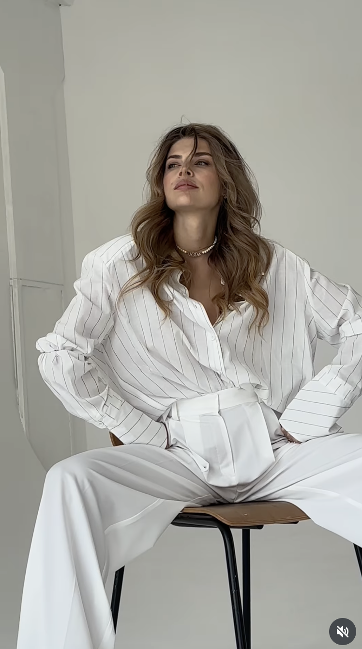 Справжній люкс: дружина Зінченка показала, як носити білий костюм - хіт цього літа