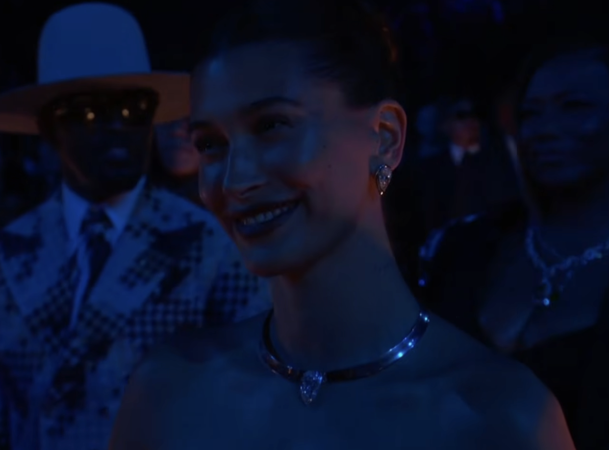 Justin Bieber makes dramatic Grammy comeback in boxers and socks