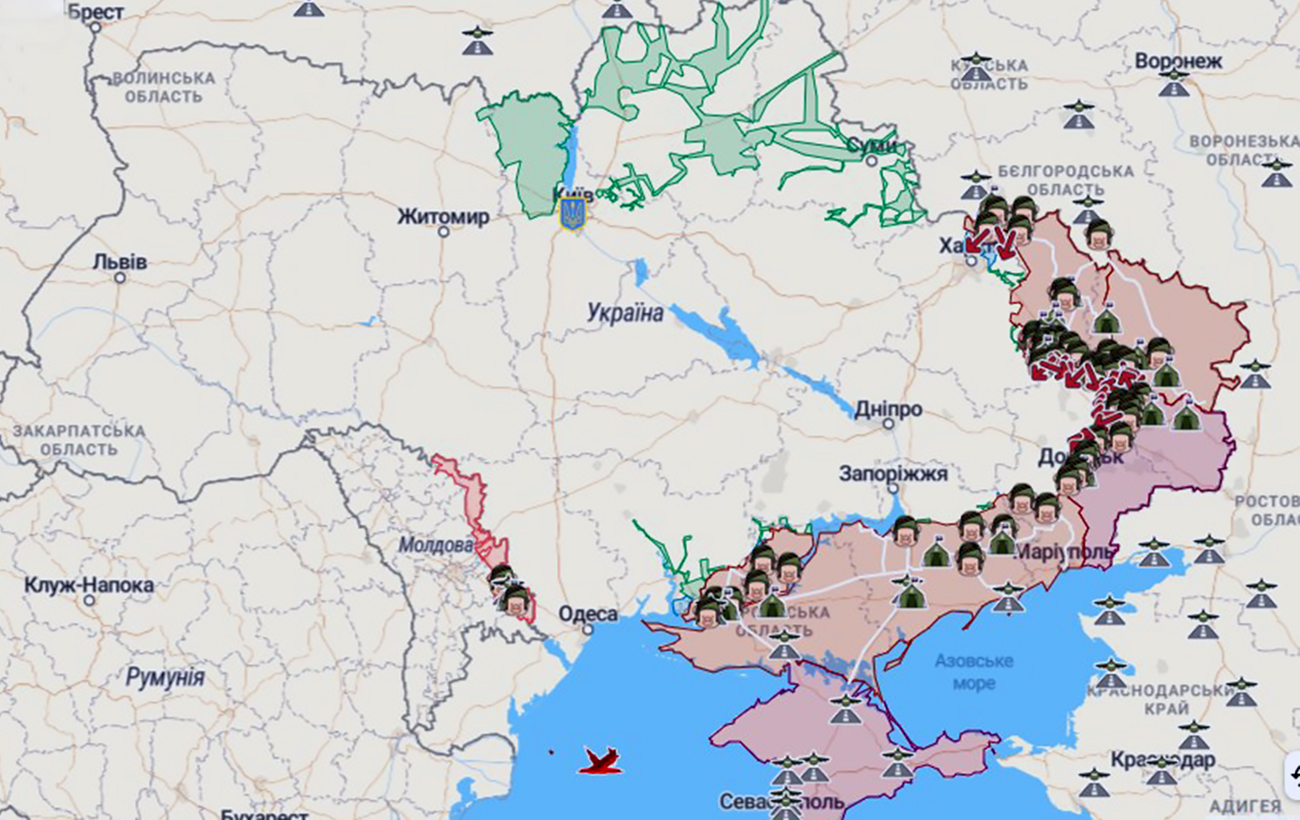 Что происходит на фронте в Украине: актуальная карта боевых действий на сегодня