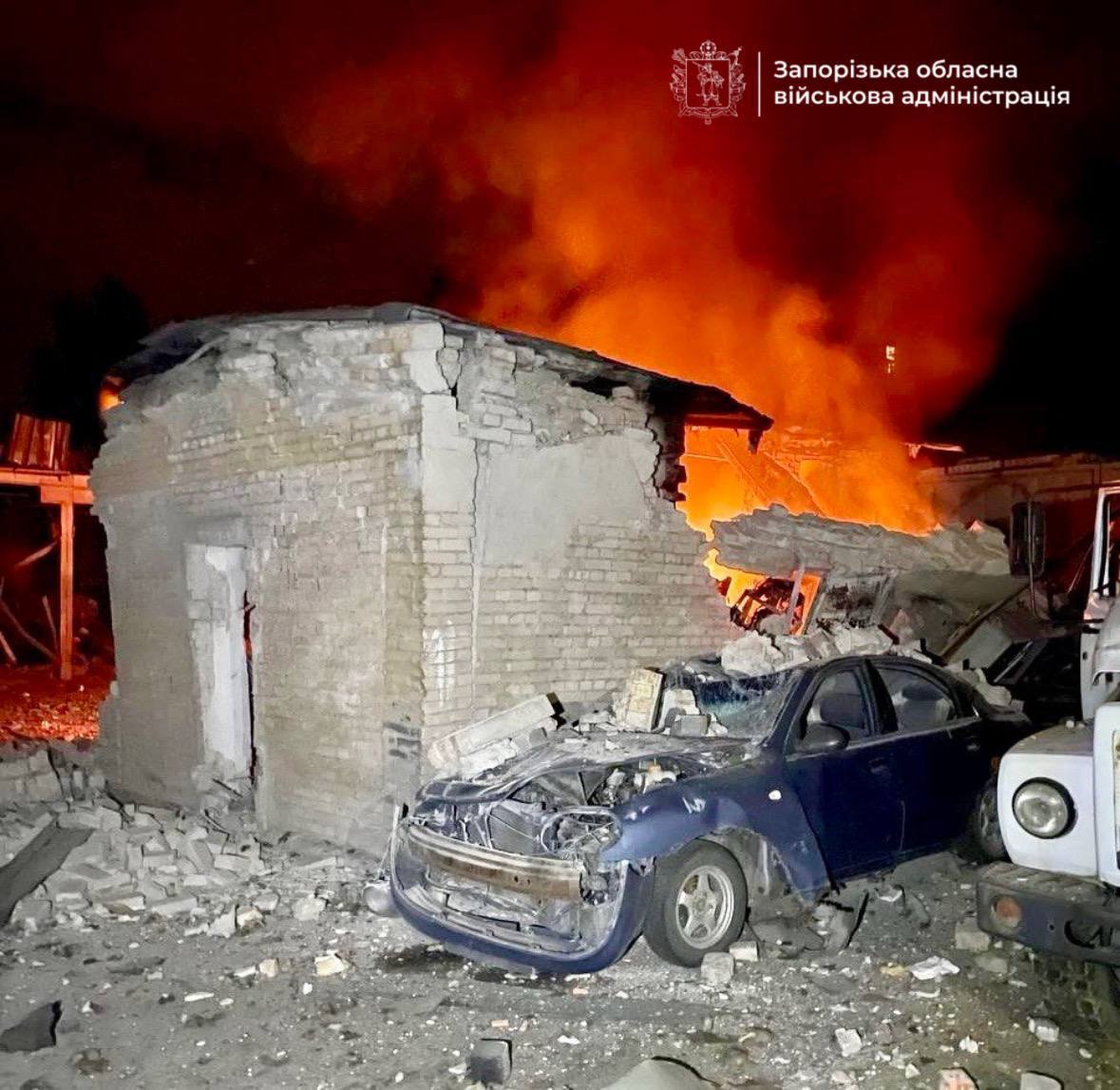 Запоріжжя під ударом дронів: зафіксовано понад 10 вибухів, є жертва (фото)