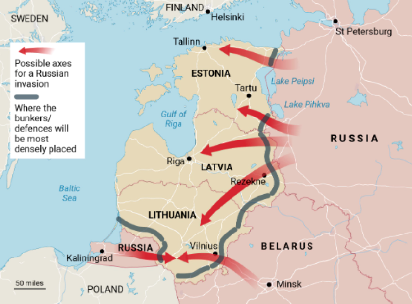 Країни Балтії активно готуються до вторгнення Росії, - The Times