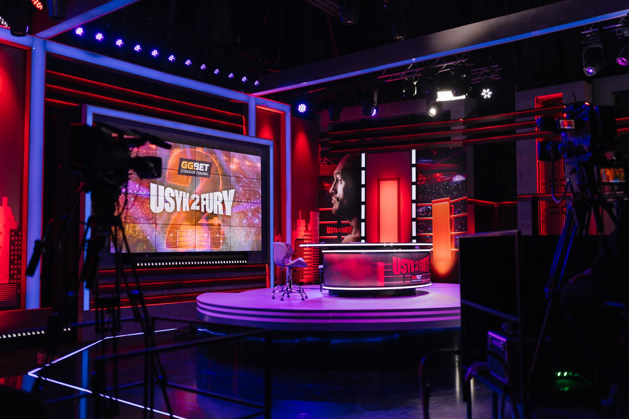 Усик - Фьюри 2. Как MEGOGO готовился к поединку мирового значения: фото из студии