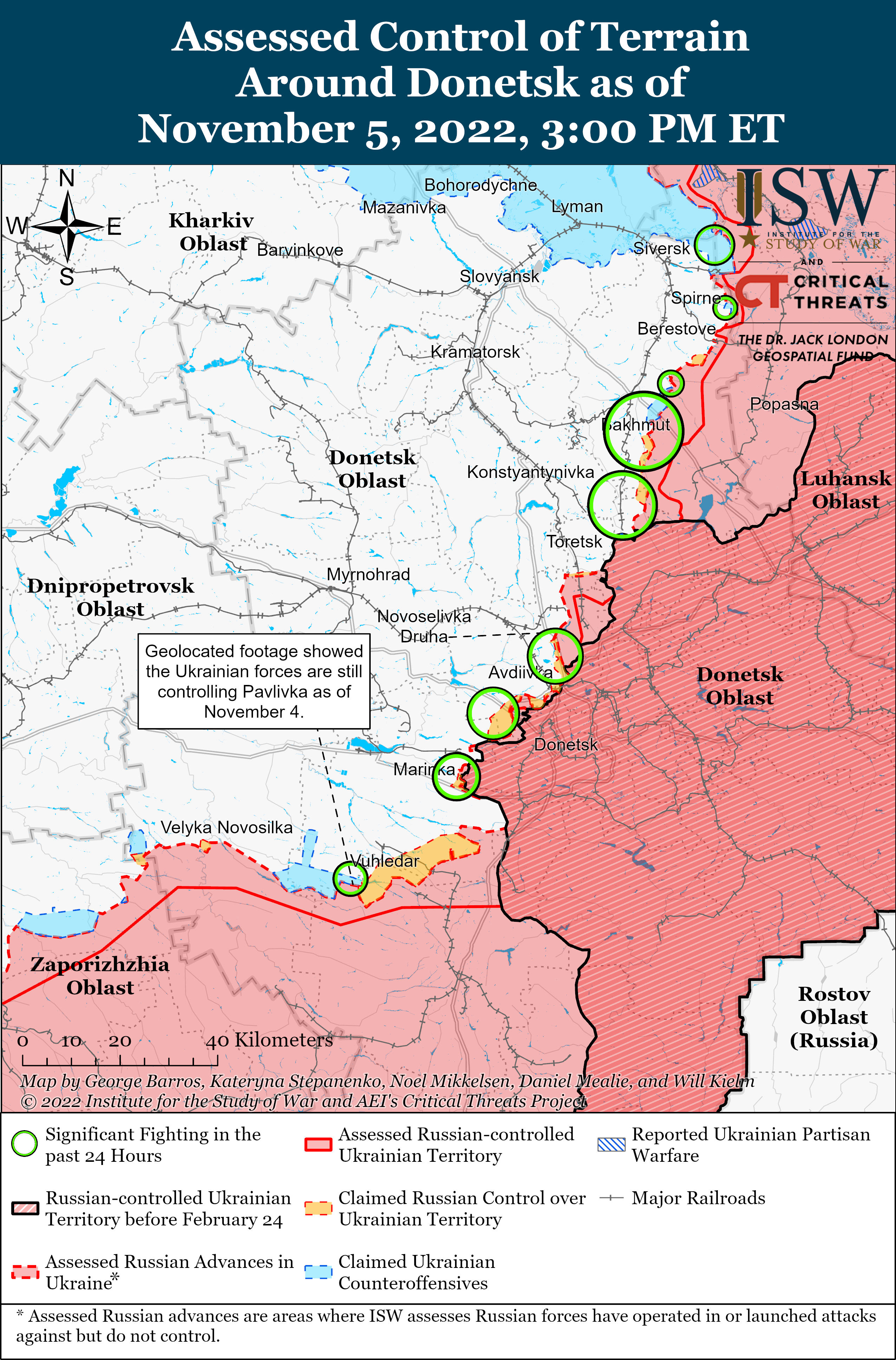 Интенсивные бои на Донбассе и попытки оккупантов удержаться на юге: карты боев на утро