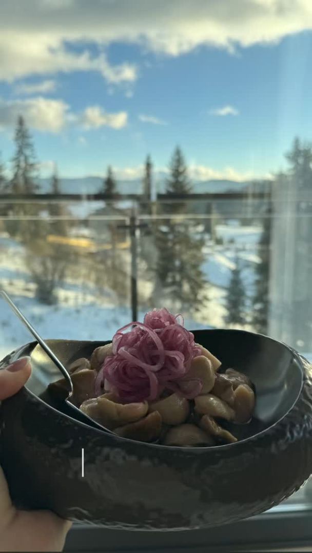 Наталка Денисенко в купальнике блеснула подтянутой фигурой на фоне зимних Карпат (фото)