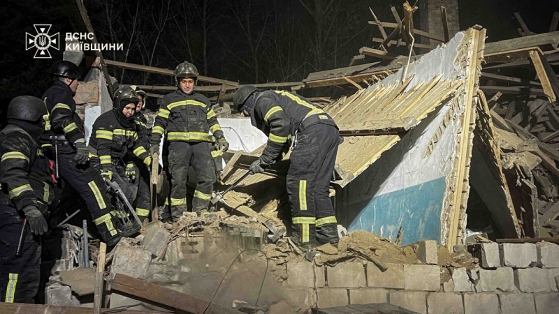 Ukraine's State Emergency Service reports destruction, child hurt in attack on Kyiv region