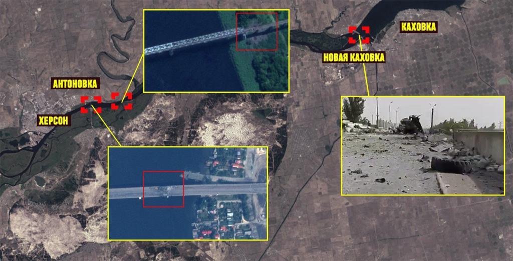 ЗСУ знищили майже всі мости в Херсонській області, &quot;відрізавши&quot; росіян від Криму (карта)