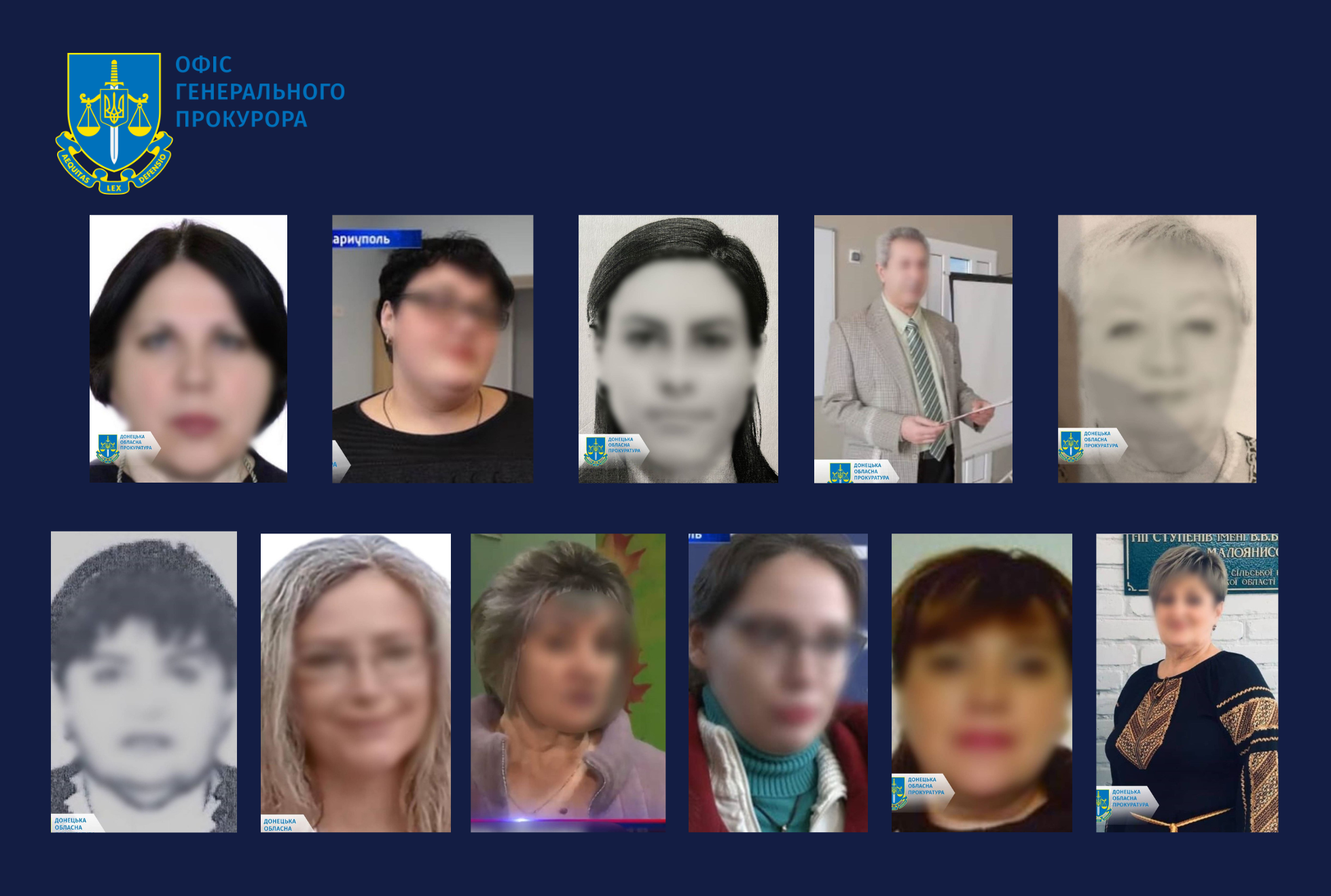 Займались русифікацією в школах Маріуполя. Повідомлено про підозру 11 освітянам