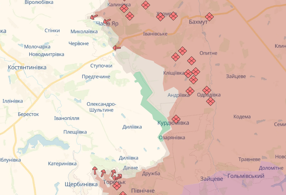 В міській забудові Торецька та Часового Яру точаться інтенсивні бої, - ЗСУ