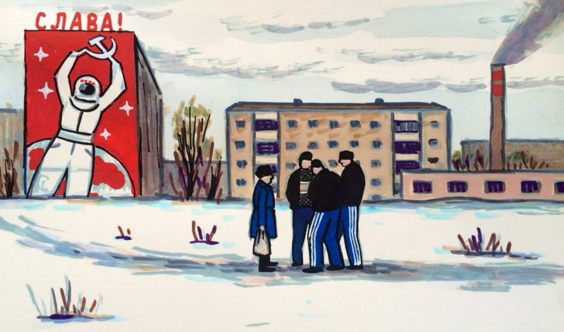 Всплыли рисунки &quot;советской&quot; девочки, показывающие суровую правду об СССР