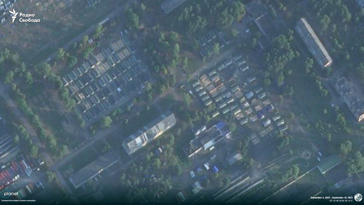 У Білорусі демонтували всі намети в таборі &quot;вагнерівців&quot; (супутникові знімки)