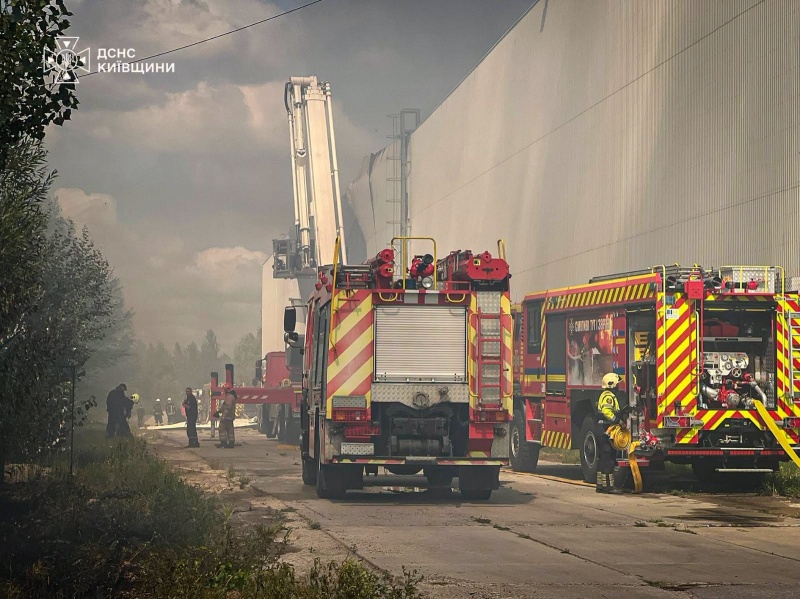 Russian strike on Kyiv region: State Emergency Service releases footage of aftermath