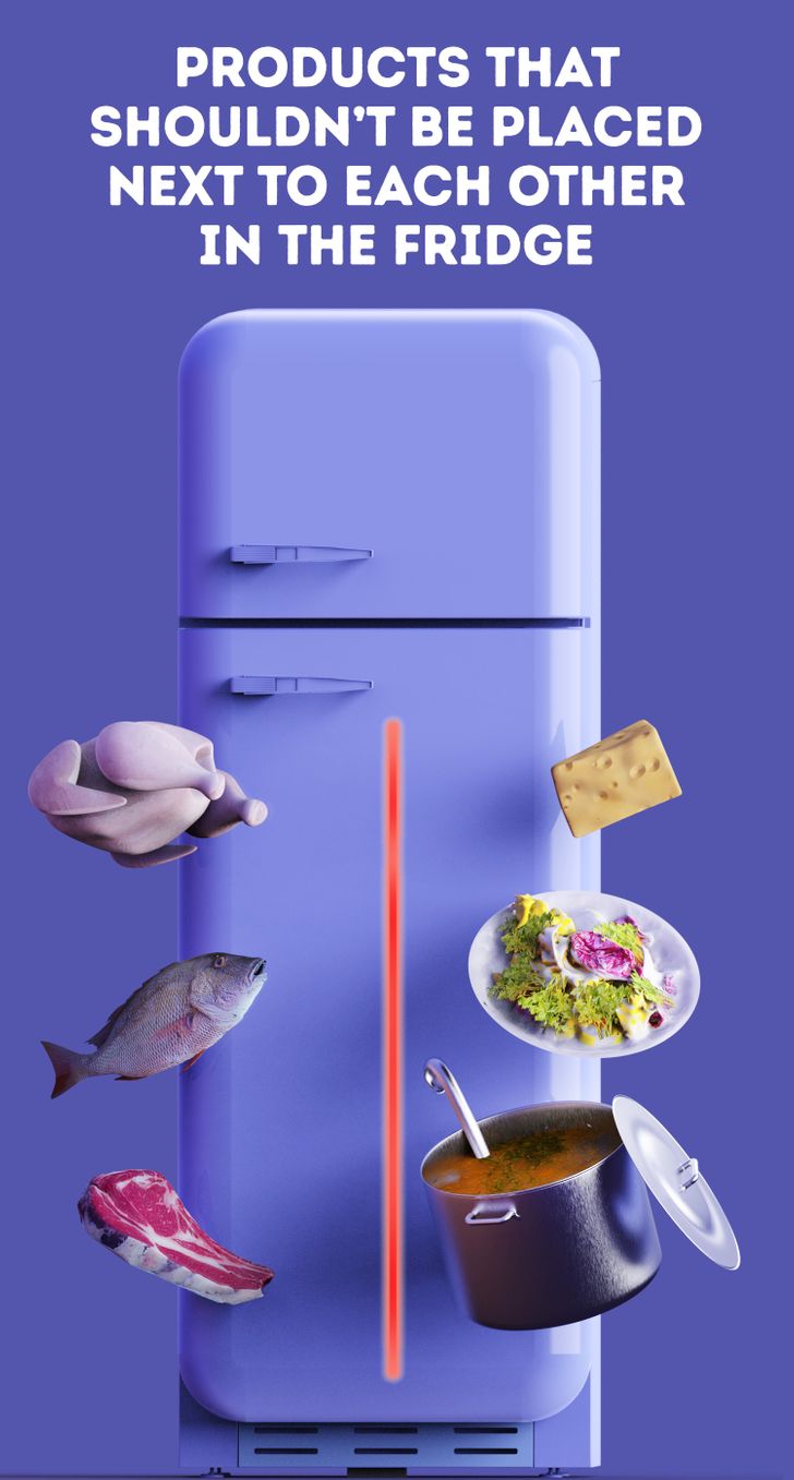 Названо продукти, які не можна зберігати разом: будуть швидко псуватися