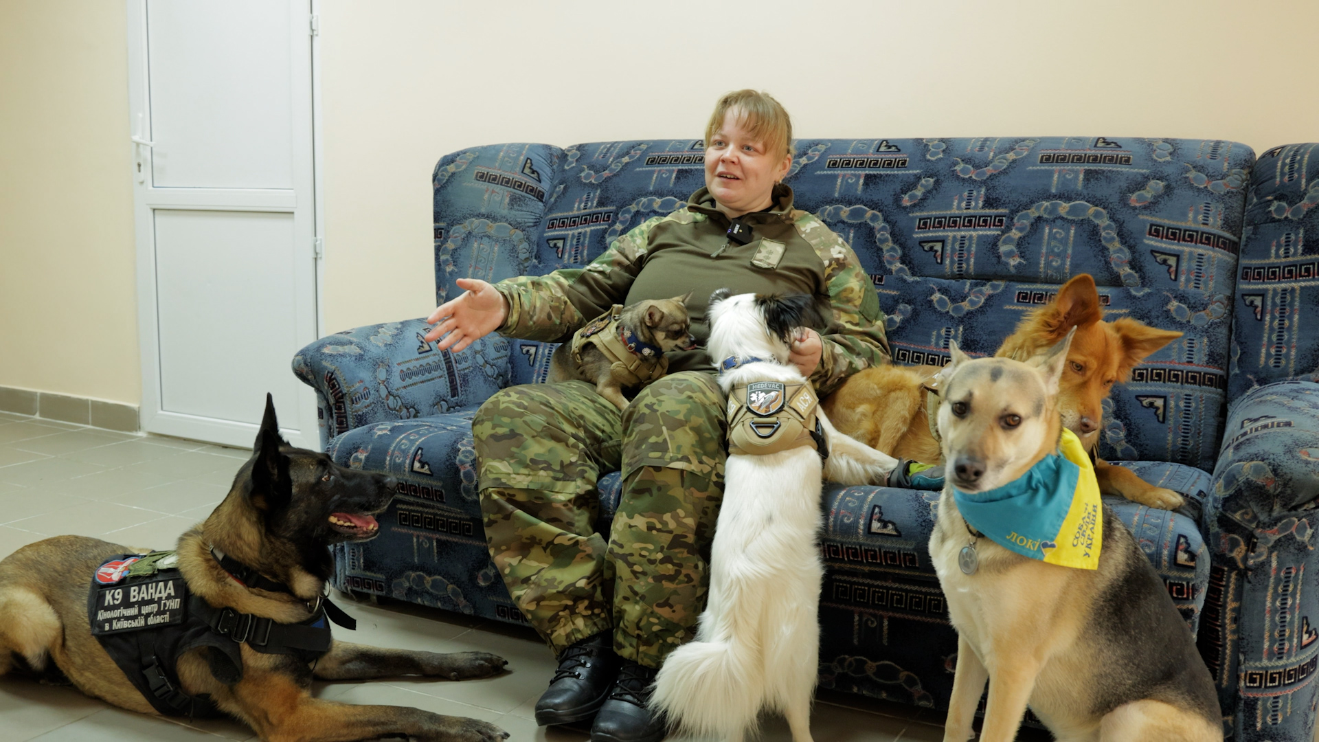 Nightmares, blindness, and healing with dogs: How Ukrainian defenders restore their lives after war trauma