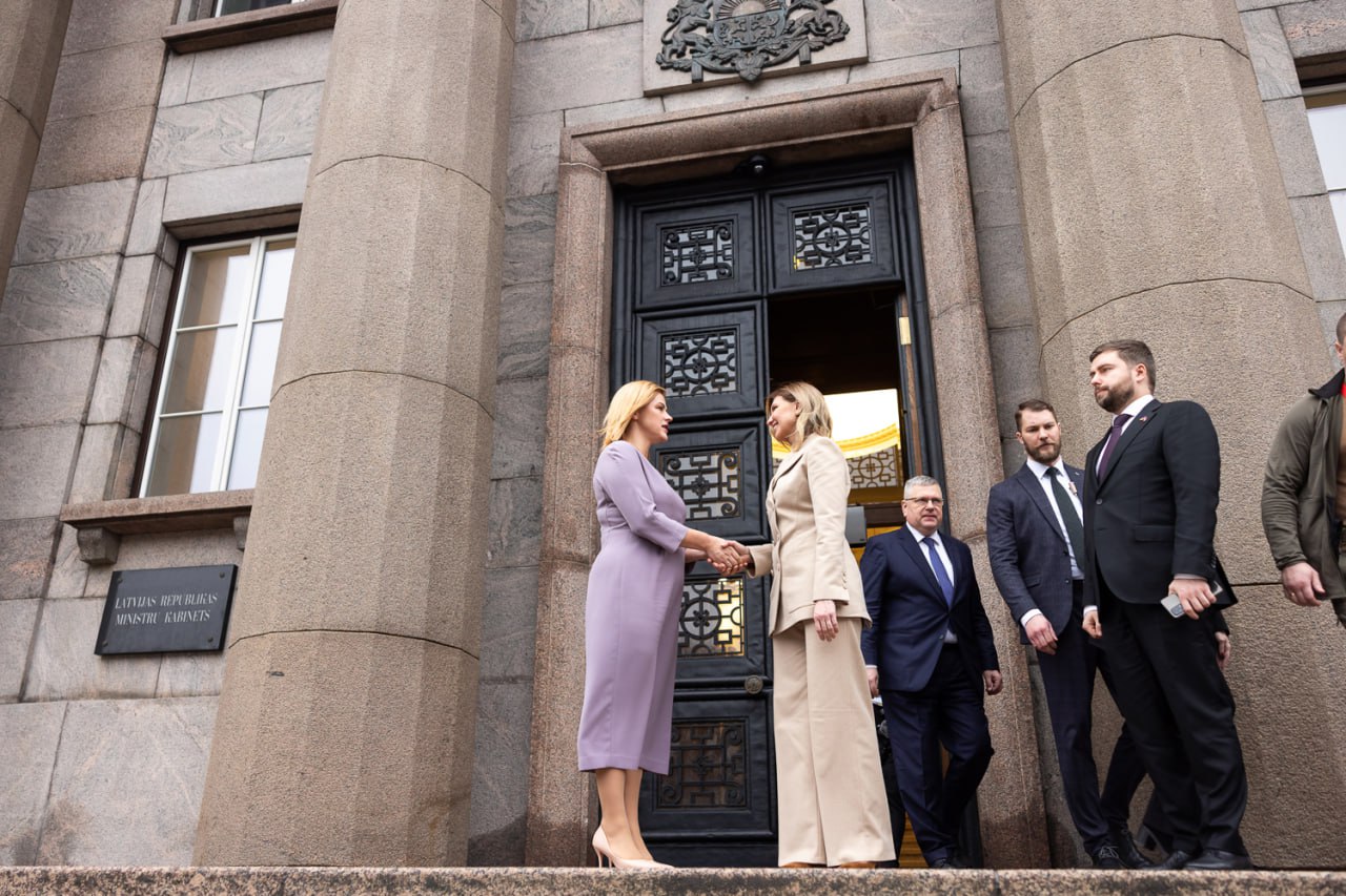 Елена Зеленская покорила президента Латвии нежным образом (фото)